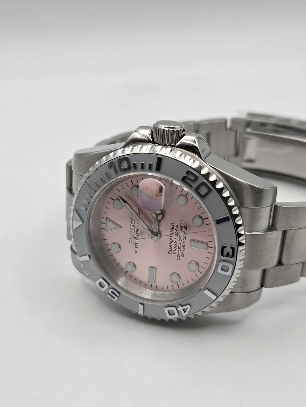 New Custom 40mm SeikoMod Automatic Watch Dive Watch - Picture 5 of 7